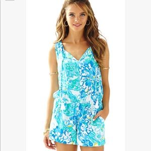 Lilly pulitzer tybee romper xs